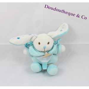 Plush mini Rabbit DOUDOU and COMPANY light blue