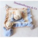 Doudou plat Chien et Chiot DOUDOU ET COMPAGNIE j'aime ma maman j'aime mon papa