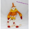 Bambola topo L'OISEAU BATEAU giallo arancio 50 cm