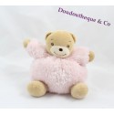 Teddy bear KALOO pink Fur Fur 15 cm