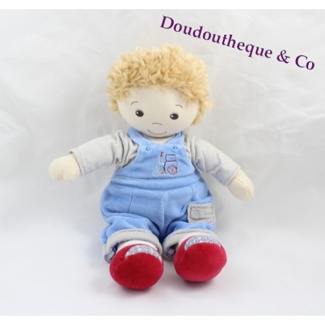 PlüschKabe KALOO blauer Overall Zug 30 cm PlüschKabe KALOO blauer Overall Zug 30 cm