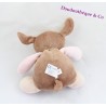 Mini soft doe Rosy fawn NATTOU Emil and Rosy pink brown bell 13 cm