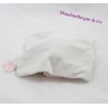 Doudou conejito plano frazada y compañía Célestine pétalo color de rosa blanco 23 cm