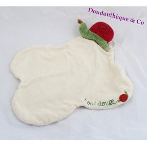 Flat blanket Snail DPAM DU PAREIL AU MEME all soft 28 cm