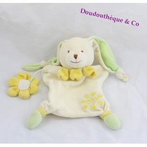 Doudou Marionnette Lapin Et Sa Fleur DOUDOU ET COMPAGNIE