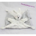 Flat rabbit cuddly toy SIMBA TOYS BENELUX rabbit star grey white Laline Nicotoy 25 cm