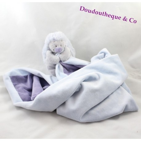 Doudou couverture l'âne Paco NOUKIE'S bleu beige collection XL Doudou couverture l'âne Paco NOUKIE'S bleu beige collection XL