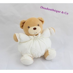 Doudou boule Ours KALOO blanc collection Dragée 18 cm