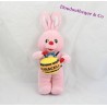 Coniglio peluche DURACELL tamburo giallo rosa coniglio 30 cm