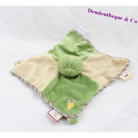 Flaches Kuscheltier Frosch Aldo NOUKIE'S Tidoo grün und beige 26 cm Flaches Kuscheltier Frosch Aldo NOUKIE'S Tidoo grün und beige 26 cm