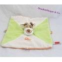 Blanket flat cow INFLUX green white orange knot 26 cm