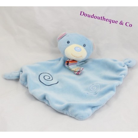 BABY CLUB C&A blue bear comforter 