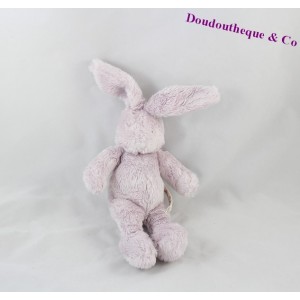 Peluche Lapin Basile et Lola MOULIN ROTY beige 24 cm