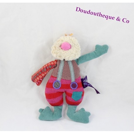 Doudou Grenouille Canard MOULIN ROTY Les Jolis pas beaux 20 cm