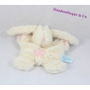 Plano de Doudou conejo bebé NAT' rosa blanca Cruz vientre abrazos