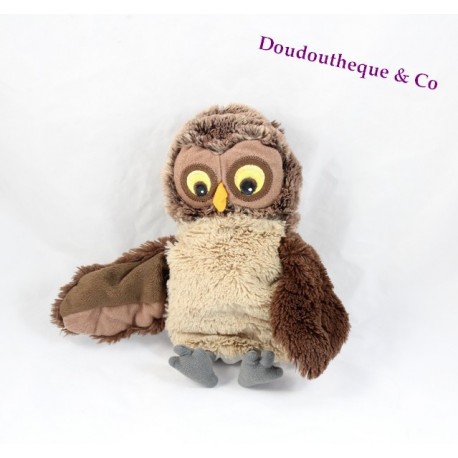 Puppet cuddly toy owl IKEA owl brown 25 cm
