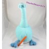 Peluche dinosaure IKEA bleu orange pattes rayées girafe 45 cm