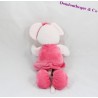 Paired mouse NICOTOY pink white knot 27 cm