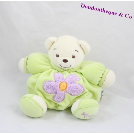 Doudou patapouf ours KALOO fleur orange Doudou patapouf ours KALOO fleur orange
