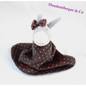 Wende-Esel Kuscheltier VERTBAUDET Esel Mädchen Junge Streifen Polka Dots