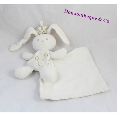 Doudou Lapin roi BERLINGOT mouchoir Doudou Lapin roi BERLINGOT mouchoir