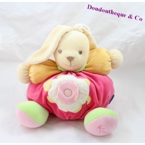 Peluche Lapin Kaloo tortue patapouf rose