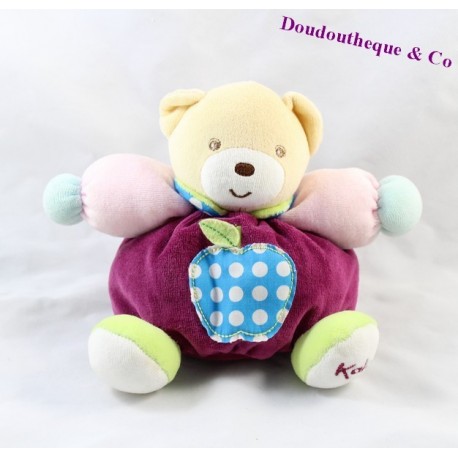 Doudou Ours KALOO boule ballons ronds 15 cm Doudou Ours KALOO boule ballons ronds 15 cm