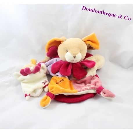 Doudou Marionette Bunny BLANKIE und Mama und Baby Blume Unternehmen