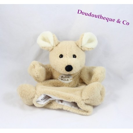 Doudou pupazzo mouse STORY OF BEAR beige HO1278 24 cm