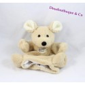 Doudou puppet mouse STORY OF BEAR beige HO1278 24 cm