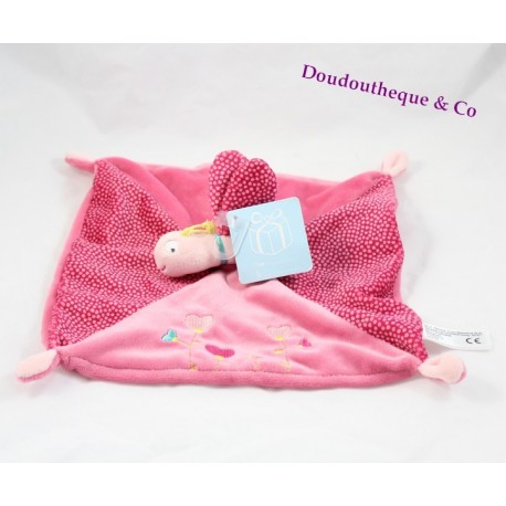 Doudou mouchoir lapin SIMBA TOYS BENELUX Happy Night rouge 13 cm Doudou mouchoir lapin SIMBA TOYS BENELUX Happy Night rouge 13 cm