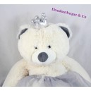 Teddy bear ETAM range Pajamas-doudou-hot water bottle Princess polar bear 48 cm