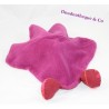 Flat rabbit cuddly toy ATELIER IMAGINE red fabric 32 cm