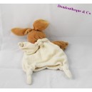 Doudou Marionette Bunny BLANKIE und Unternehmen Bio weiß braun 26 cm