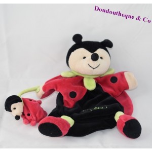 Doudou mouchoir coccinelle DOUDOU ET COMPAGNIE Cocci doux 30cm