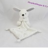 Pañuelo de conejo doudou SIMBA TOYS BENELUX gris blanco Nicotoy 35 cm