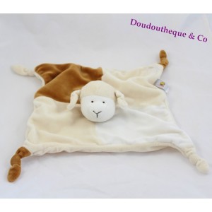 LASCAR PELUCHE marrone beige 28 cm piatto di pecora