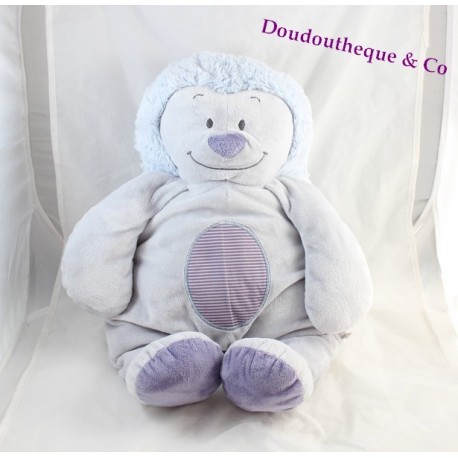 Grande peluche Merlin hérisson NOUKIE'S Arthur et Merlin doudou 50 cm Grande peluche Merlin hérisson NOUKIE'S Arthur et Merlin doudou 50 cm