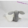 Mini cuddly toy Rabbit JACADI pink rattle attachment nipple 18 cm