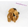 Werbeplüschhund Caisse épargne braune Brille schwarz 24 cm
