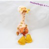 Doudou Gigi la girafe CARRE BLANC plongée 28 cm