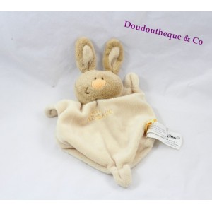 Doudou Kaninchen KIMBALOO beige orange Petit Kimbaloo 25 cm