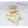 Doudou rabbit KIMBALOO beige orange Petit Kimbaloo 25 cm