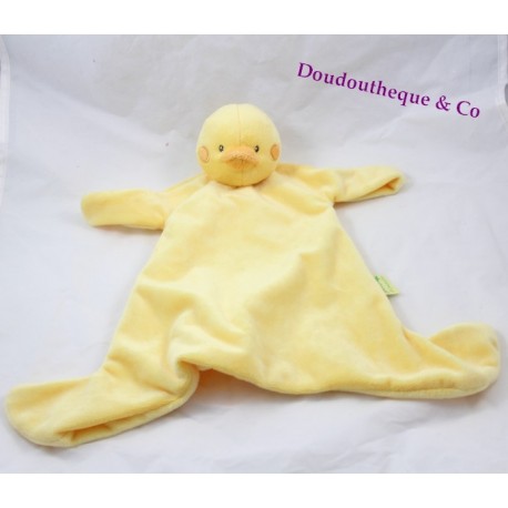 Doudou Plat Canard PETIT KIMBALOO Jaune