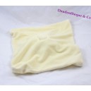 Doudou plat Patou chat BENGY jaune foulard vert 30 cm