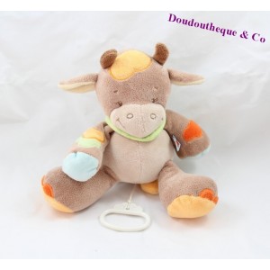 Doudou musical vache NATTOU 20cm