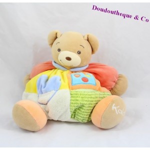 Doudou patapouf ours KALOO bisous, calins, crapouilles, coeur