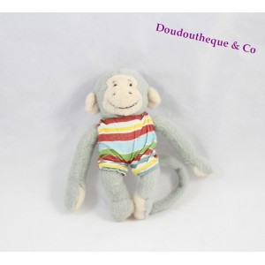 Mini peluche doudou singe Popi 12 cm