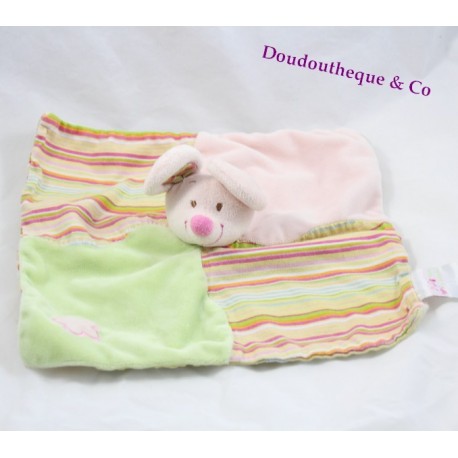 Doudou Ours plat manon et valentine Doudou Ours plat manon et valentine