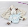 Flat Doudou Mouton KIMBALOO blue and beige my little z'animals